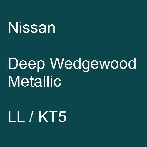 Nissan, Deep Wedgewood Metallic, LL / KT5.